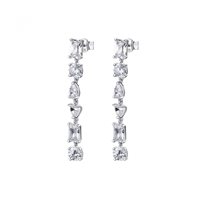 Orecchini Rosato Donna Gemma in Argento 0 Ct RZGE27 - RZGE27